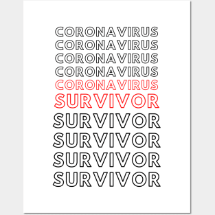 Coronavirus Survivor Posters and Art